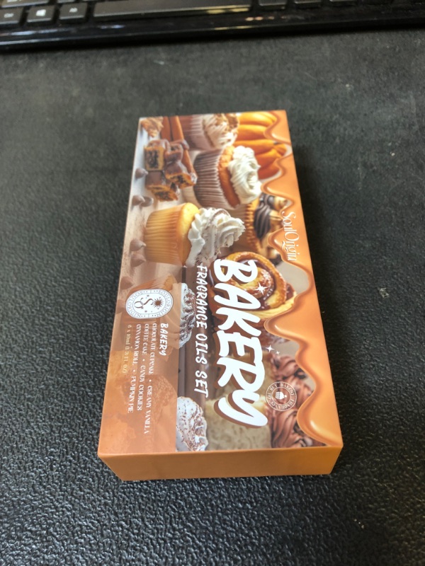 Photo 1 of Soulorigin Bakery Essential Oils Set, Fragrance Oil Set for Diffuser, Scent Diffuser Oil for Candle Making- Chocolate Cookies, Creamy Vanilla, Coffee Cake, Pumpkin Pie, Candy Cookies, Cinnamon Rolls