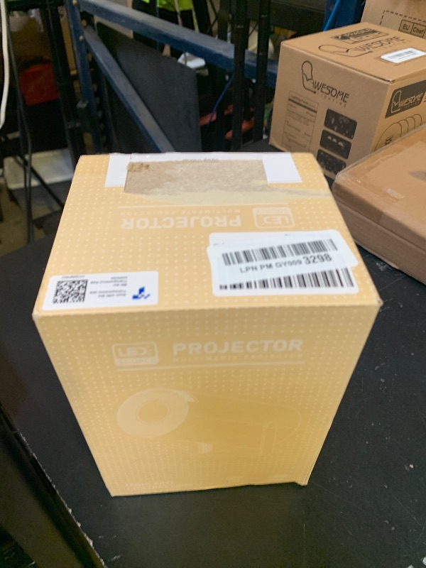 Photo 1 of Mini Projector, HY300 PRO Portable Projector, Support 4K 1080P with Dual-Band WIFI6 5G Wireless 5.2 Bluetooth Android 13, 180° Rotatable, Auto Keystone Correction, 35"-130" Screen Video Projector