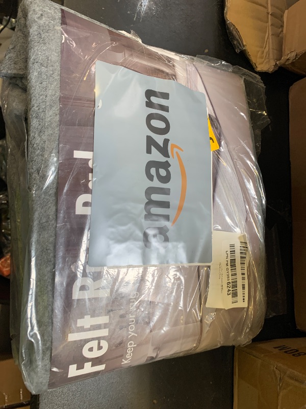 Photo 1 of Resare Non Slip Rug Pad Gripper - Round 3 Feet 1/4" Extra Thick Felt Under Rug for Runner Rugs and Hardwood Floors,Super Cushioned Non Skid Carpet Padding