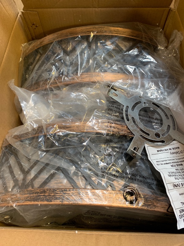 Photo 1 of LEDIARY 20" Caged Ceiling Fan with Light, Small Flush Mount, App&Remote Control, Low Profile Bladeless Fan Light Fixture 6 Speed, Reversible and Quiet Motor-Black Gold