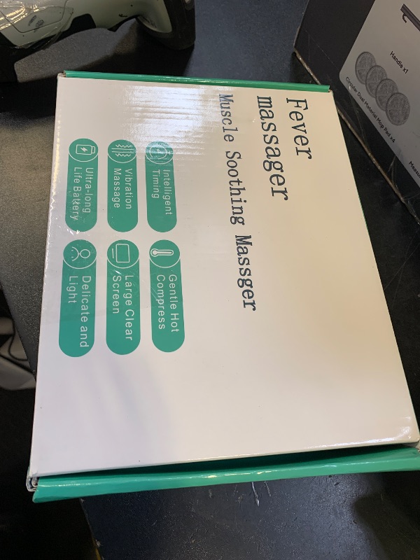 Photo 1 of HJKLIUT Foot Advanced Renew Triple Method Massager, 5-Speed & 5-Temperature, 2Pcs Cordless Ankle Heating Pad for Home Comfort, Portable Foot Revive Massager (2Pcs-Gray)