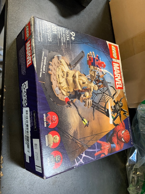 Photo 1 of **********MISSING PARTS*******
LEGO Marvel Epic Battle: Spider-Man vs. Sandman Building Toy for Boys & Girls - Super Hero Playset W/Venom, Sandman, & Spider-Man Minifigures - Gift Idea for Birthdays - Ages 9+ - 76334