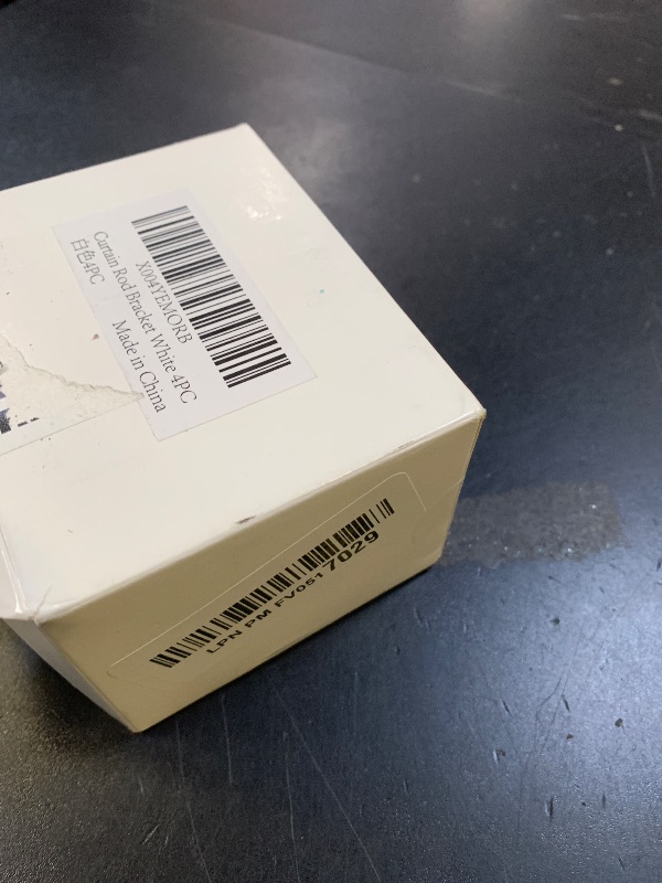 Photo 1 of Universal Heavy Duty Curtain Rod Brackets, No Drill Curtain Rod Brackets with Adhesive & Invisible Nail, 30+LB Load Curtain Rod Holders, Damage Free Curtain Rod Hooks for Wall, Bathroom, Kitchen 4PC