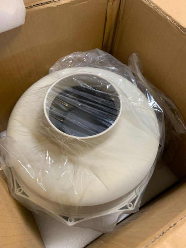 Photo 1 of Dcfairfan 4 Inch Radon Fan, Quiet 2 Speed 260/188CFM Radon Mitigation System Inline Duct Fan IP67 Waterproof, High Airflow Exhaust Fan for Indoor Outdoor Air Ventilation