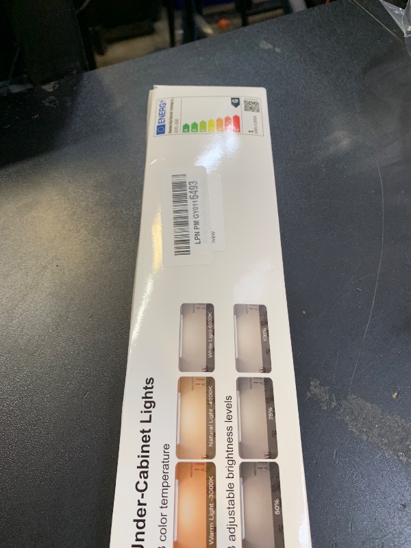 Photo 1 of **********MISSING PARTS*******
Rihvy Under Cabinet Lights 8 Inch 3-Pack, Rechargeable Battery Operated Motion Sensor Light Indoor, Dimmable Closet Lights, Wireless Under Counter Lights for Kitchen, Stairs