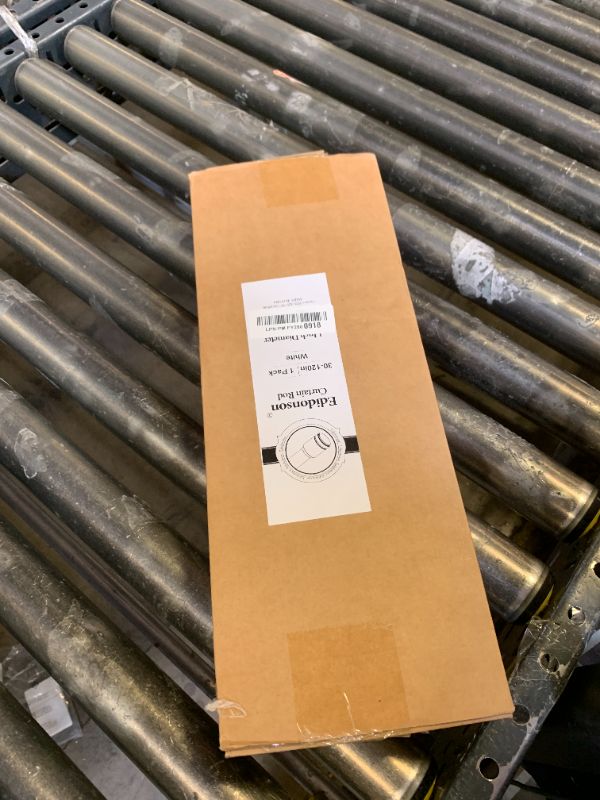Photo 1 of 1” Diameter White Curtain Rods for Windows, 1 Pack 30-120 Inch Heavy Duty Window Rods, Long Adjustable Curtain Rod, Fits Most Standard Windows, Suitable for Bedroom, Living Room, Farmhouse