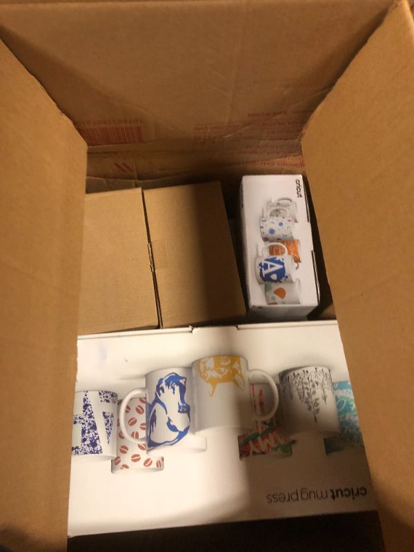 Photo 1 of Cricut Mug Press + 12 Blank Mugs (12oz Each)