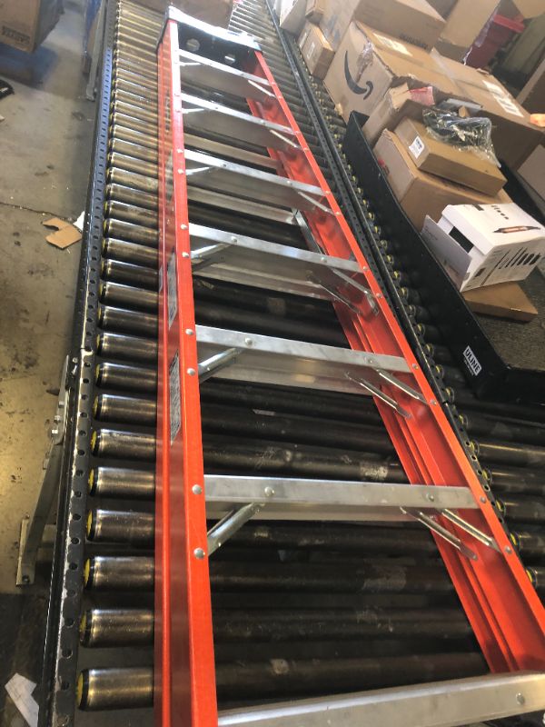 Photo 1 of Louisville Ladder 8-Foot Fiberglass Step Ladder, 375-Pound Load Capacity, Type IAA, FS1408HD