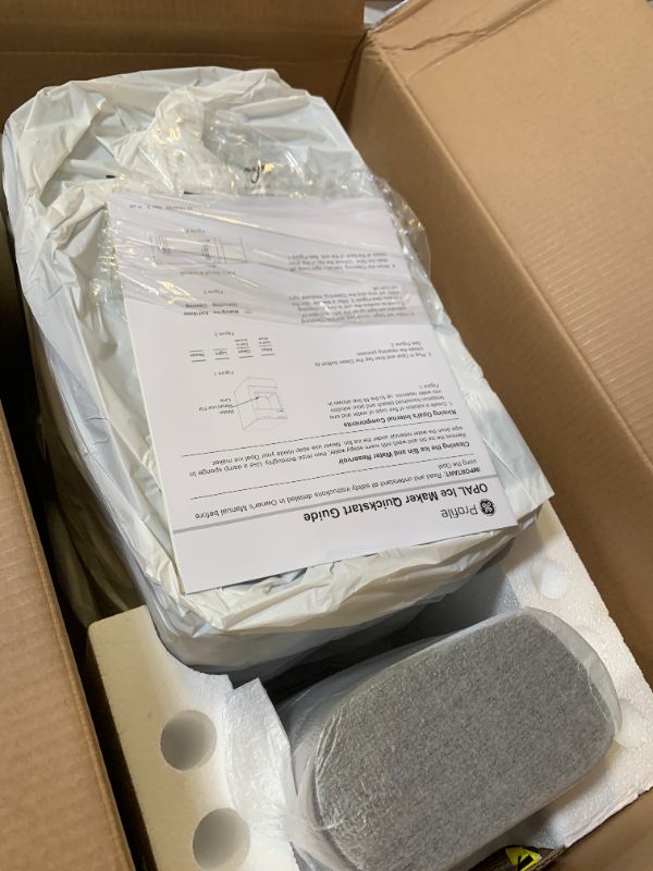 Photo 1 of GE Profile Opal 2.0 XL with 1 Gallon Tank, Chewable Crunchable Countertop Nugget Ice Maker, Scoop included, 38 lbs in 24 hours, Pellet Ice Machine with WiFi & Smart Connected, Stainless Steel