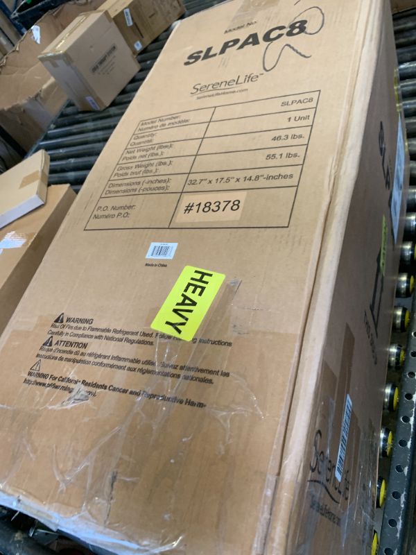 Photo 1 of SereneLife 3-in-1 Portable Air Conditioner with Built-in Dehumidifier Function,Fan Mode, Remote Control, Complete Window Mount Exhaust Kit