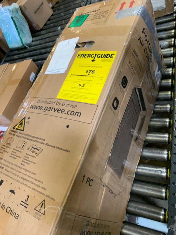 Photo 1 of GARVEE 8000 BTU Portable Air Conditioners with Remote Control for Rooms, 3 in 1 Portable AC Unit with Cooling/Dehumidifying/Fan Mode