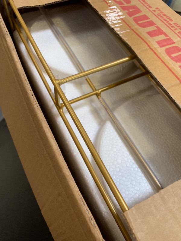 Photo 1 of 1.6 gallon Glass Beverage Dispenser with Stand, 2PACK Lemonade Dispenser with Spigot Stainless Steel, Drink Dispensers for Parties,Picnic,Weddings(Golden)