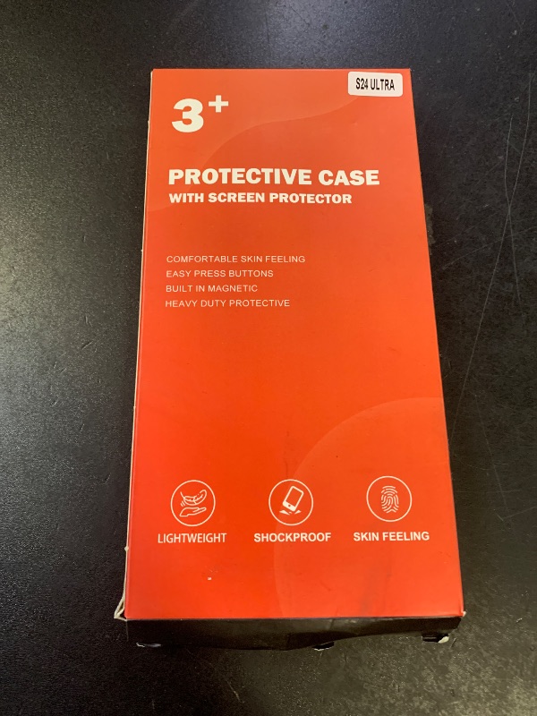 Photo 1 of [4 in 1] Magnetic for Samsung Galaxy S24 Ultra Case, 2 Pics Privacy Screen Protectors and 1 Pic Camera Protector, Fit for MagSafe, Military Grade Shockproof Translucent Matte S24 Ultra Cover, Black