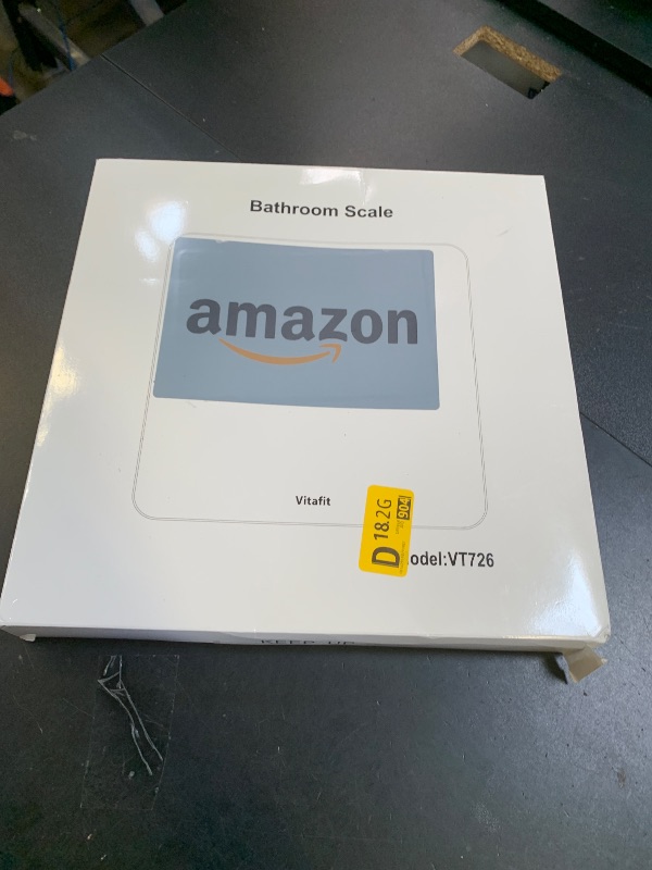 Photo 1 of Vitafit Scale for Body Weight, High Accuracy 0.1lb by Our Professional Factory Since 2001, Digital Weight Scale LED and Step On, 3*AAA Batteries Included, 400lb/182kg, Spray Silver Black