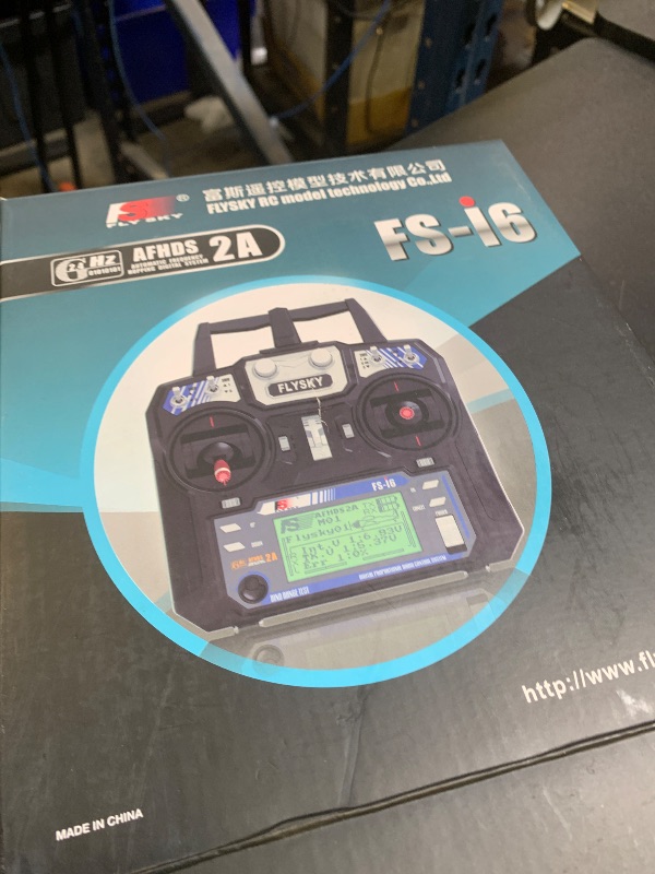 Photo 1 of DTXMX Flysky FS-i6 RC Transmitter and Receiver FS-iA6 6 Channels 2.4GHz AFHDS 2A Radio Control System for RC Fixed Wing Glider Quadcopter (Model_2)