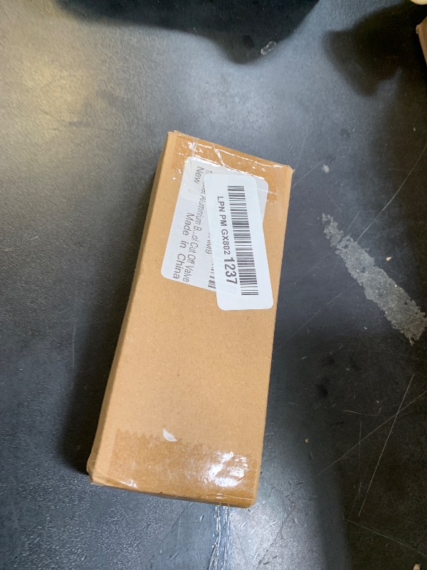 Photo 1 of 1/8" Billet Brake Line Lock Shut Off Valve Blue 1/8 NPT Fuel Flow Control Cut Off Valve