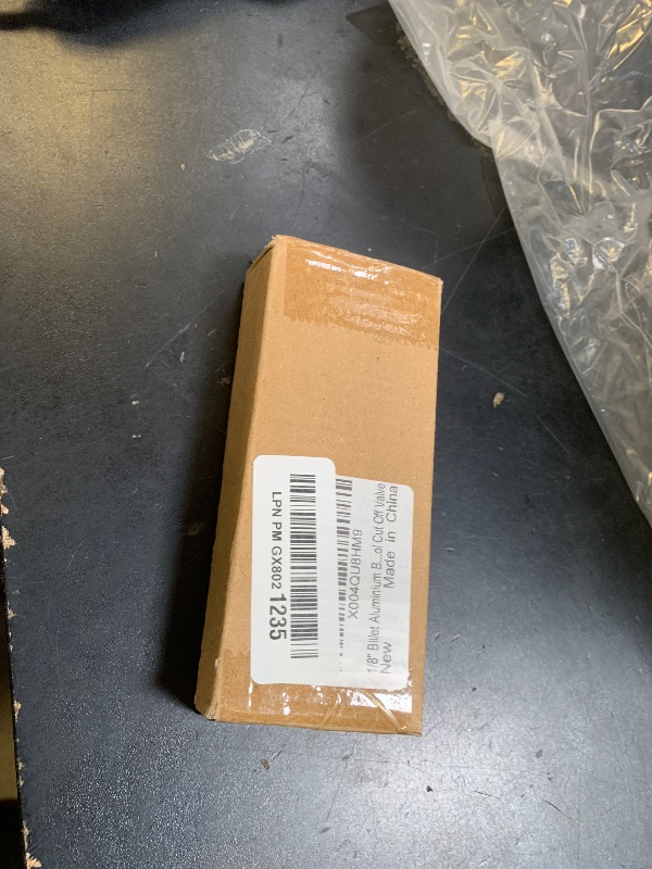 Photo 1 of 1/8" Billet Brake Line Lock Shut Off Valve Blue 1/8 NPT Fuel Flow Control Cut Off Valve