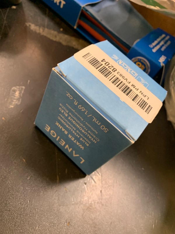 Photo 1 of LANEIGE Water Bank Blue Hyaluronic Intensive Moisturizer: Hydrating Face Cream for Very Dry Skin with Squalane & Peptide for Skin Barrier Support, Dermatologist-Tested