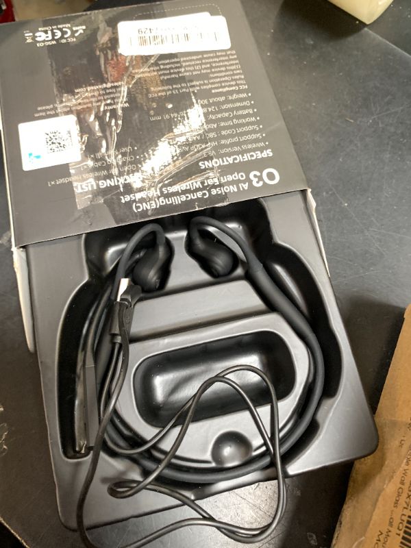 Photo 1 of Gixxted Open Ear Headphones with Mic, Bluetooth Headset with Microphone, Dual Connect Bluetooth 5.3 with AI Noise Cancelling Mic & Mute Function, Wireless Headset for Work, Sports, Drive