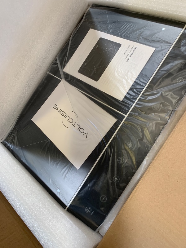 Photo 1 of VoltCuisine Double Induction Cooktop 1800W, Portable 2 Burner Electric Cooktop with Split Touch Control, 10 Power Levels, 4-Hour Timer, Child Lock, Low Power Continuous Heating, 110-120V