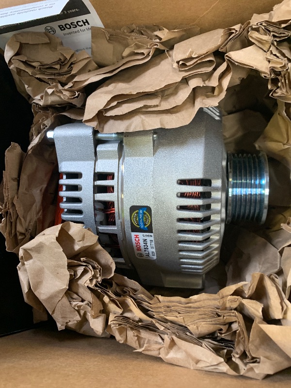 Photo 1 of BOSCH AL7534N Premium 100% New Alternator - Compatible with Select Ford Mustang, Thunderbird; Mercury Cougar; 130 Amp