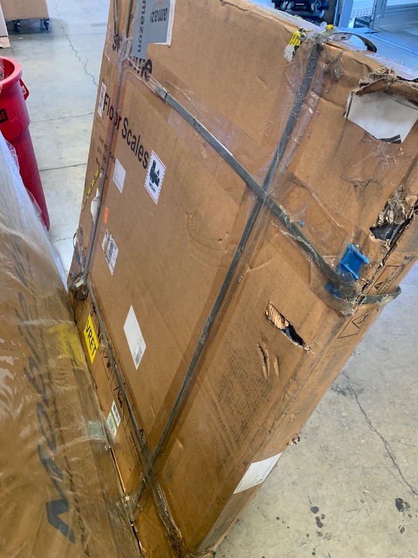 Photo 1 of SOCOME 48"x48" Industrial Floor Scale, Professional Platform Scale with Digital Indicator, Weighing Scale for Warehouse Shipping and Industrial Use, 10000 lb x 1 lb, Black