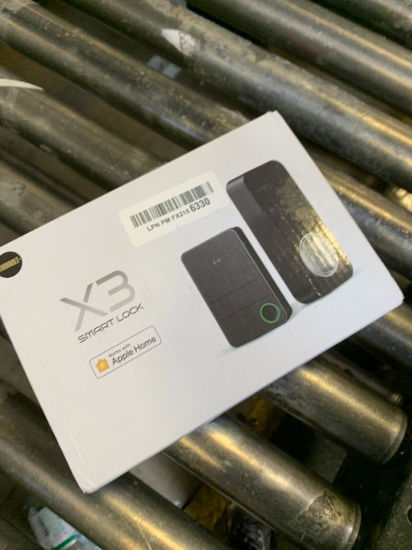 Photo 1 of X3 Apple Home Key Door Lock Deadbolt, iOS ONLY, Smart Keyless Entry Door Lock with Fingerprint, Works with HomeKit Over Thread (Border Router), Voice/App/Remote Control, IP65 Weatherproof, Black