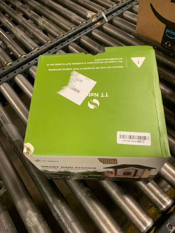 Photo 1 of TT Nature Bird Feeder with Camera, Upgraded 1.5L Smart Birdhouse Al Identify for 10000 Plus Species, Auto Capture & Real-time Notifications, Ideal Gift for Bird Lovers (Iron Roof)