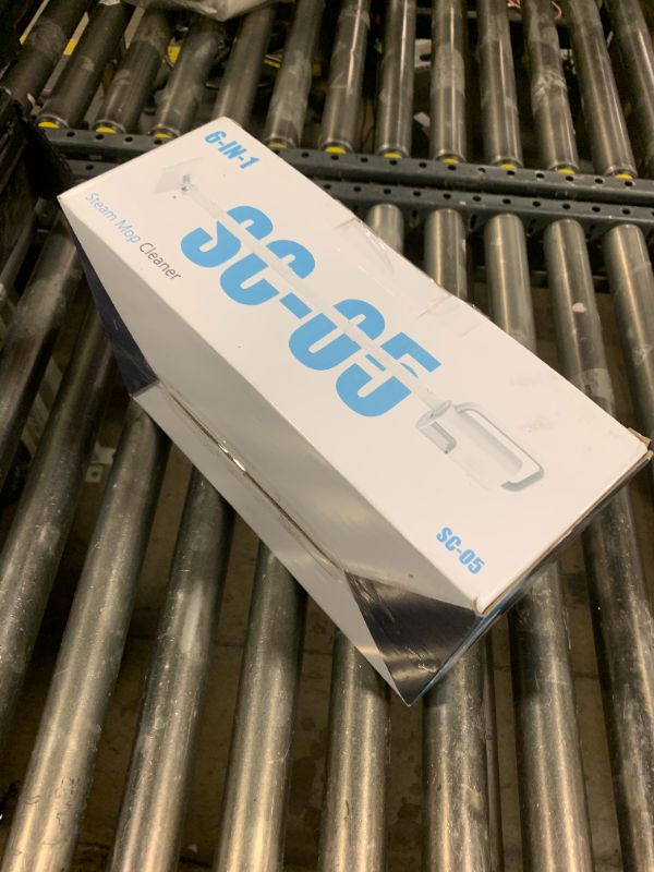 Photo 1 of 7-in-1 Steam Mop, 1200W Rotated Steam Cleaner for Home, 2 Modes, 400ML Removable Tank, 23FT Power Cord, 2 Pads, Multi-Surface Steamer for Hard Floor, Laminate Floor, Tiles Cleaning (First Frost)