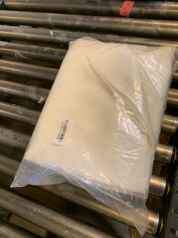 Photo 1 of Ascoza 2pack 90x156 Inch Ivory Rectangular Tablecloth 8 Feet Table Cloth in Polyester Fabric for Wedding/Banquet/Restaurant/Parties