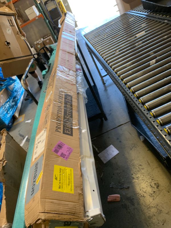 Photo 1 of Elite Screens Manual Series, 150-INCH 16:9, Pull Down Manual Projector Screen with AUTO LOCK, Movie Home Theater 8K / 4K Ultra HD 3D Ready, M150UWH2