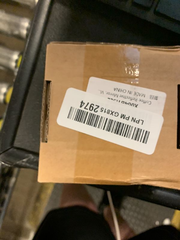 Photo 1 of 360-Degree Rotatable Coffee Rate Observation Mirror, Beech Wood and Stainless Steel Construction, 2.9-inch Diameter with Magnetic Adjustable Reflector (Sliver)