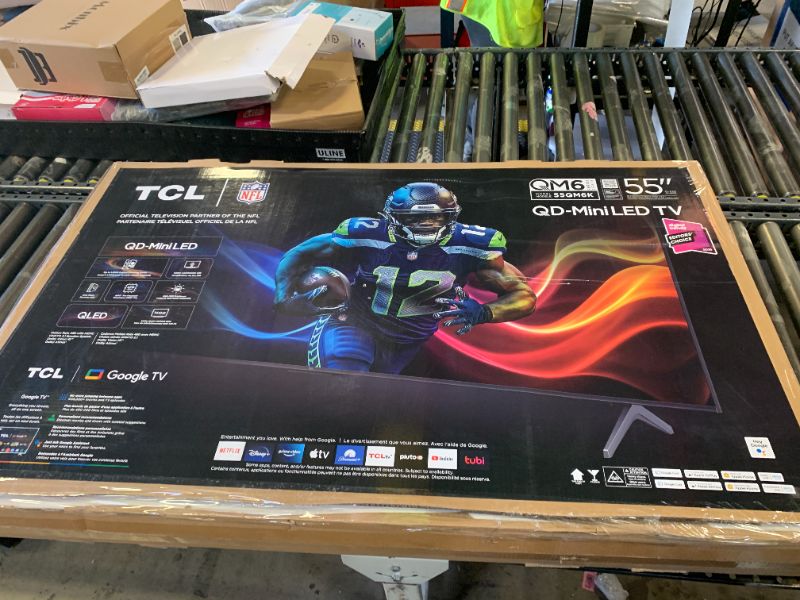 Photo 1 of TCL 55 Inch Class QM6K Series | Mini LED QLED 4K HDR | 55QM6K, 2025 Model | 120HZ-144HZ High Brightness Smart Google TV Dolby Atmos Onkyo Audio | Voice Remote Alexa Gaming Streaming Television
