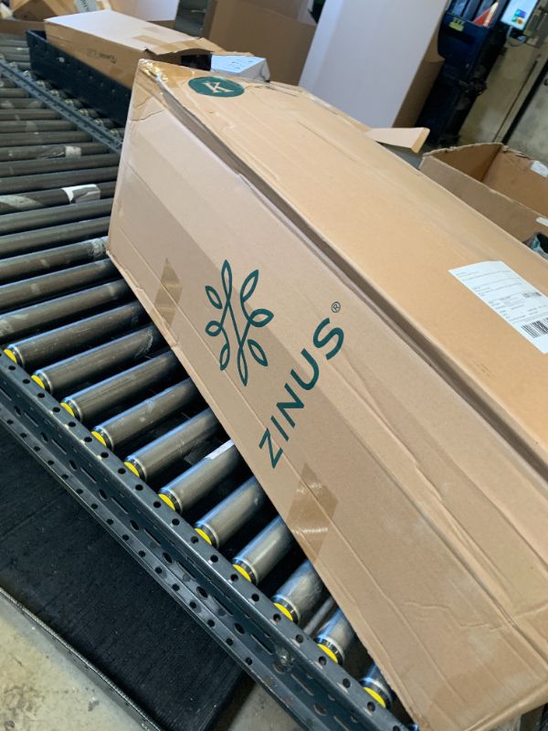 Photo 1 of Zinus 12 Inch King Green Tea Memory Foam Mattress [New Version], Fiberglass Free, Medium Firm Feel, Zoned Pressure Relief, Certified Safe Foams & Fabric, Mattress in A Box