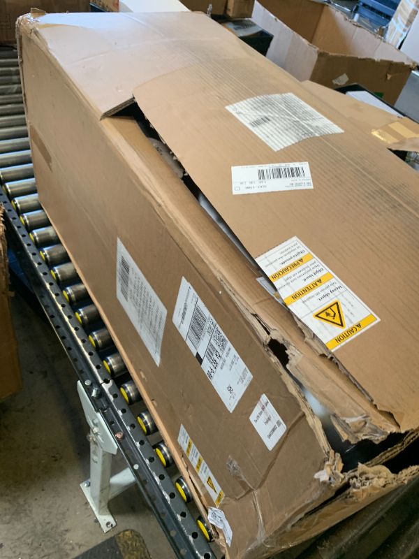 Photo 1 of Amazon Basics Medium Firm Memory Foam Mattress, Breathable, 12 Inch, Queen, White/Grey