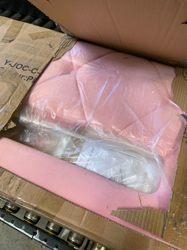 Photo 1 of Jocoevol Full Upholstered LED Bed Frame with 2 Storage Drawers and 2-Tier Storage Headboard, Velvet Platform Bed with Charging Station & Bookcase, Heavy Duty Metal Support, No Box Spring Needed, GPINK