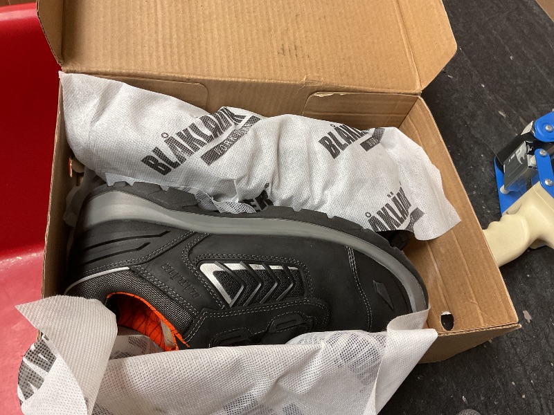 Photo 4 of Elite Safety Shoe 2251 – Durable Full-Grain Leather, Composite Toe, Puncture Resistant, Slip Resistant, Quick Lace System & Electrical Hazard Protection, 11.5 Black