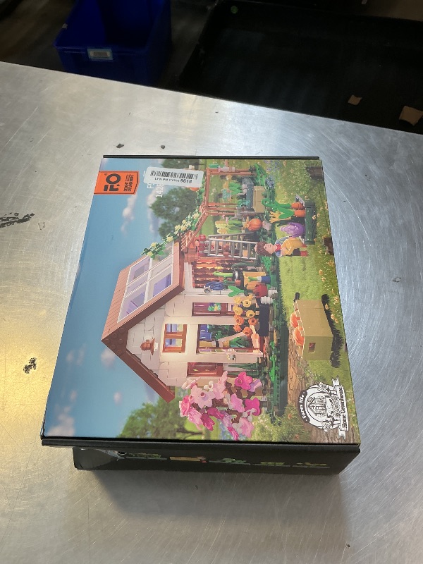 Photo 1 of FUNWHOLE Botanical-Garden Greenhouse Lighting Building-Bricks Set - Farm Flower House Collection LED Light Model Display Set 1428 Pcs for Adults and Teens