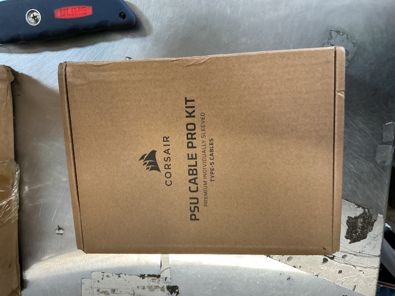 Photo 1 of Corsair Elite Premium Type 5 Individual Sleeved PSU Cable Pro Kit – Low-Profile Cable Combs, Triple-Mesh Paracord Sleeve, Compatible Type 5 PSUs – White