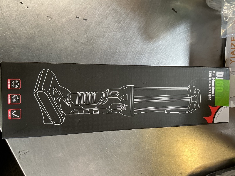 Photo 1 of ??WARSUN Rechargeable COB LED Work Light-Magnetic Hands-Free Trouble Light with Hook, IPX4 Waterproof for Garage Repair, Mens Gifts-Emergency Light Tool for Adults Men Dad (Yellow)?