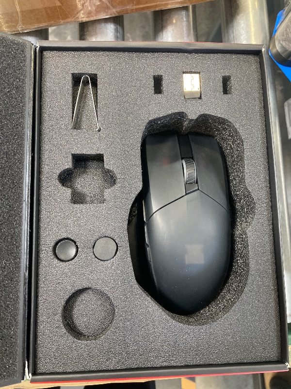 Photo 1 of ASUS ROG Chakram X Origin Wireless Gaming Mouse – MMO/MOBA Design, Detachable Joystick, 11 Programmable Buttons Right-Handed, 123g, Tri-Mode Connectivity, 36K DPI, up to 150Hr Battery, PC/Mac Support