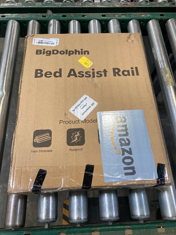 Photo 1 of BigDolphin Bed Rails for Elderly Adults Safety - ASTM Approved Adjustable Bed Cane Supports 350LBS with Non-Slip Grip & Storage Pocket, Stable Bed Assist Rails for Seniors, Tool-Free