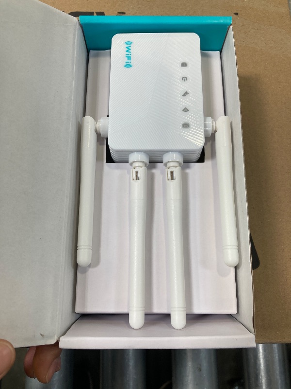 Photo 1 of Strongest WiFi Extender Signal Booster, Whole Home Internet Repeater Covers up to 15,000 sq.ft and 50 Devices, Easy Setup