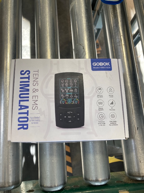 Photo 1 of 3-in-1 TENS Unit Muscle Stimulator with Color Display - Dual Channel EMS Machine, 28 Therapy Modes,40 Intensity Levels,8 Electrode Pads & EVA Case for Effective Pain Relief