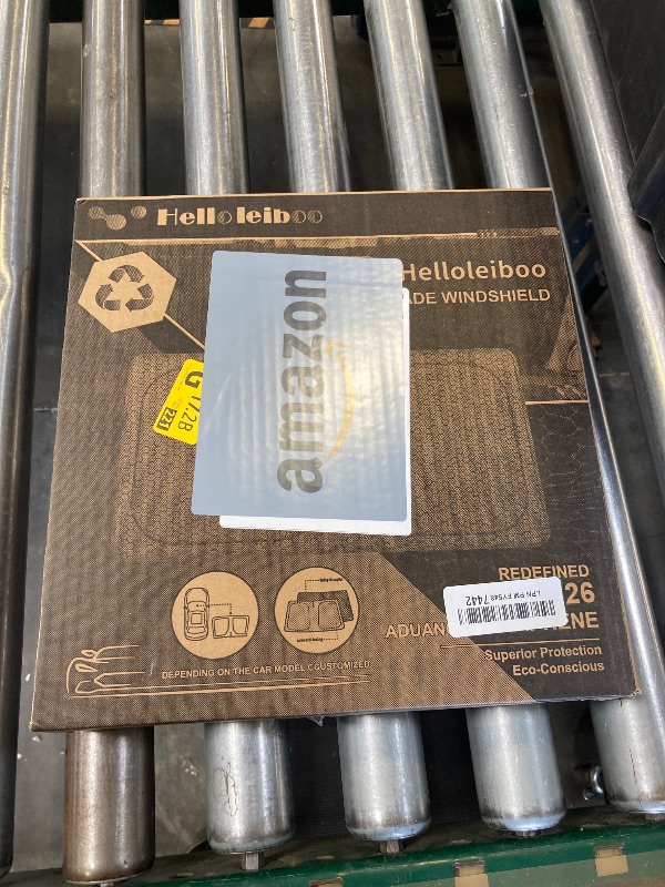 Photo 1 of helloleiboo Graphene Car Windshield Sun Shade Car Sun Shade for Windshield with Heat Absorption Coating Foldable Design with UV Protection to Keep Your Car Interior Cooler Silver (X-Large-61 × 34 in)