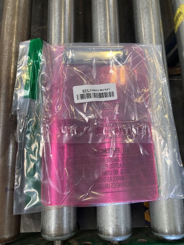 Photo 1 of Juvealoe A5 Small Clipboard, 6 x 9 Plastic Mini Red Colored Clip Boards with Low Profile Clip, Half-Letter Size for Classroom, Teacher, Students, School & Office Supplies