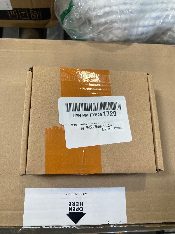 Photo 1 of Mini Round Clock Insert 3-1/2 Inch (90 mm),Carkio Gold Quartz Clock Insert with Arabic Numeral Gold Dial Gold Tone Bezel Fit-up Movement Miniature Clock,Fit 3.0 inch (78 mm) Diameter Hole (Sliver)