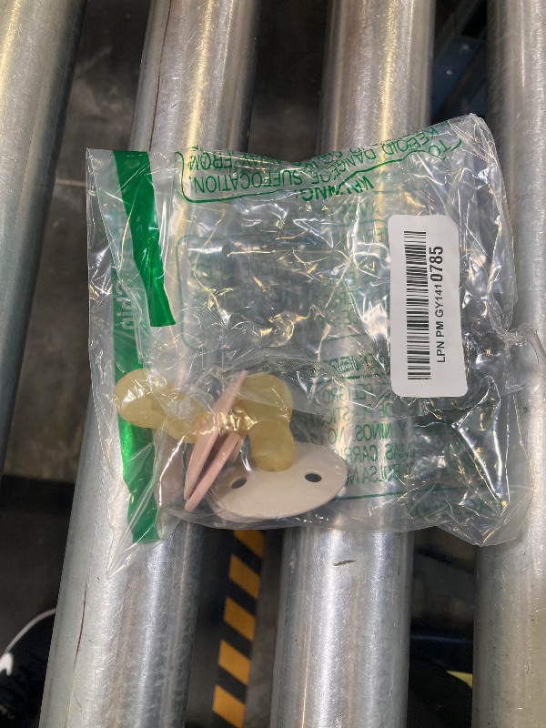 Photo 1 of BIBS Studio Soother 2-Pack, BPA Free Dummy Pacifier, Round Nipple. Natural Rubber Latex, Made in Denmark, Size 3 (18+ Months), Blush/Sand