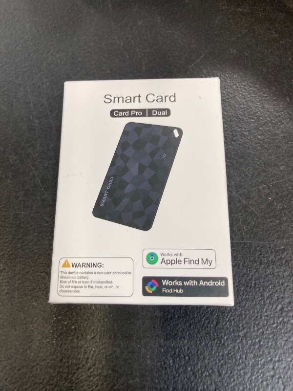 Photo 1 of (2 Pack) 2026 Wallet Tracker Card (iOS and Android) Slim Tracking Card, 6-12 Years Battery Bluetooth Smart Card, Work with Apple Find My & Google Find Hub, GPS Locator for Passports, Keys, Backpack