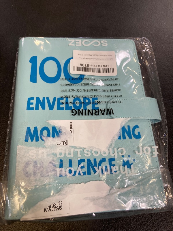 Photo 1 of 100 Envelopes Money Saving Challenge Binder, A5 Savings Challenges Book with Envelopes & Reusable Tracker, Savings Binder - Save $5050 in Fun & Motivating Way, A5